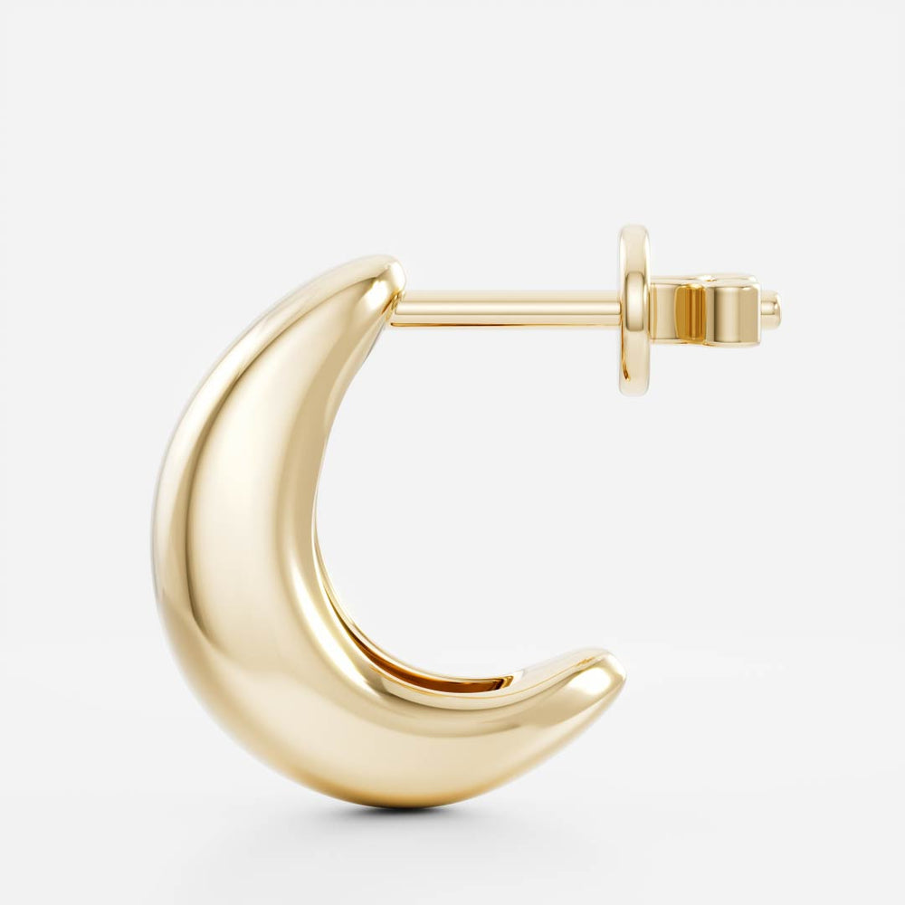 Statement Hoop Earrings in Gold 2