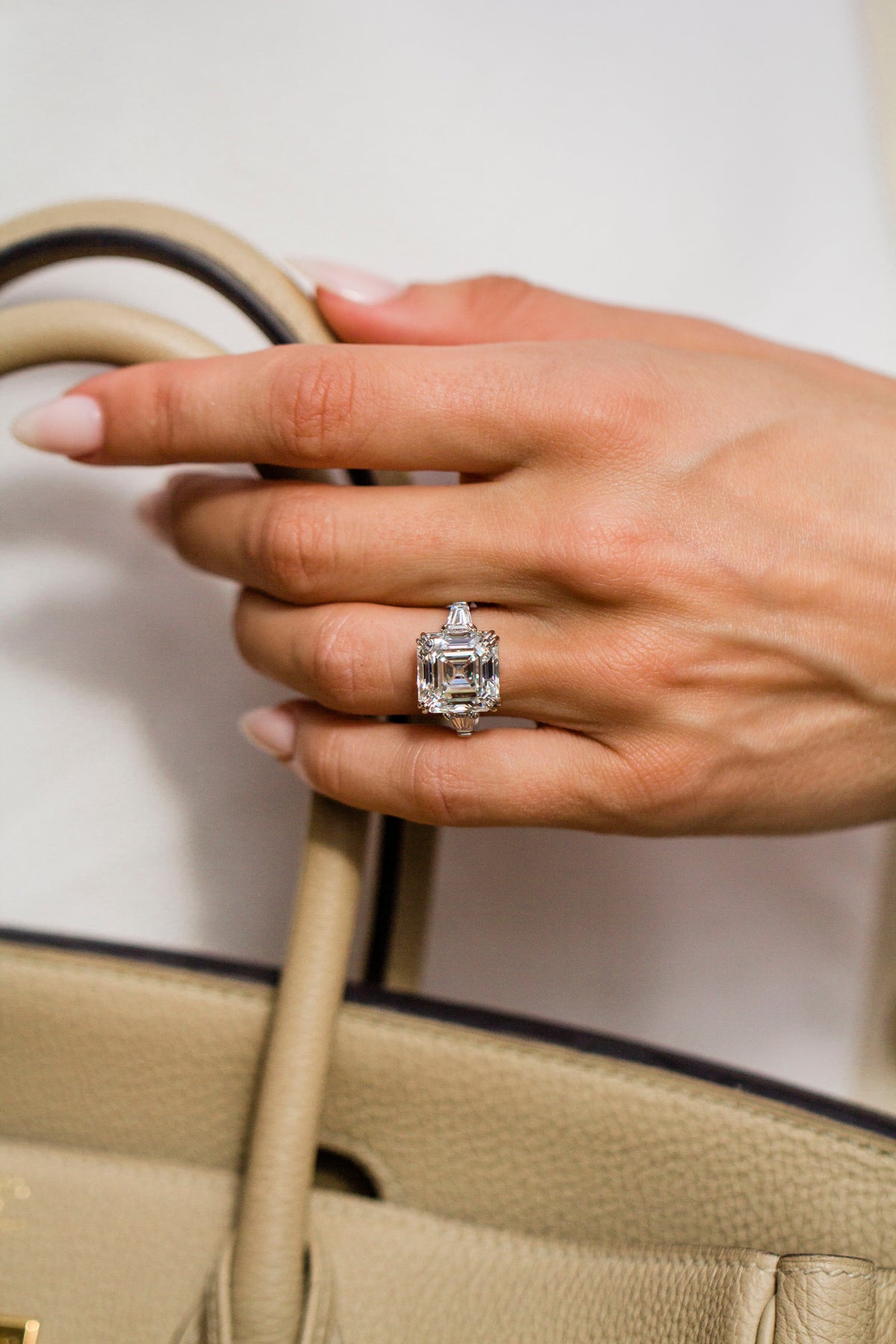 Round Swirl Semi Pave Engagement Ring – 1 CT Moissanite Diamond