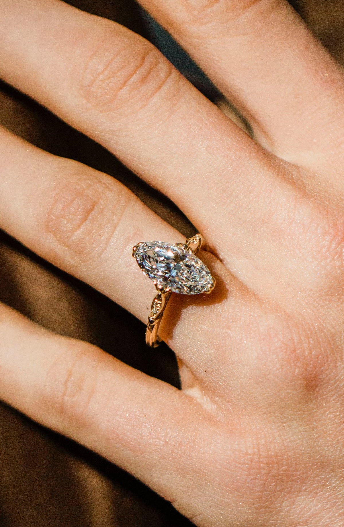 Round Swirl Semi Pave Engagement Ring – 1 CT Moissanite Diamond