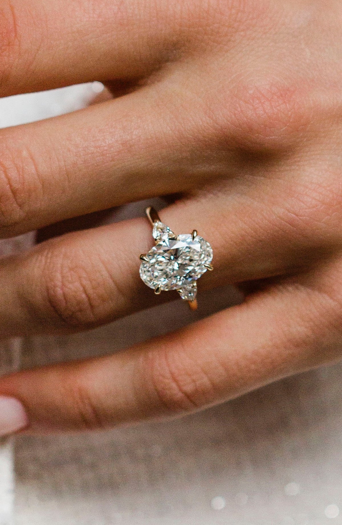Round Swirl Semi Pave Engagement Ring – 1 CT Moissanite Diamond