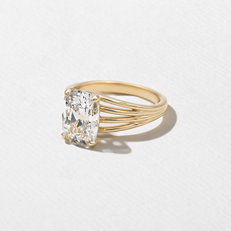 2 CT Round Halo & Pave Lab Grown Diamond Engagement Ring