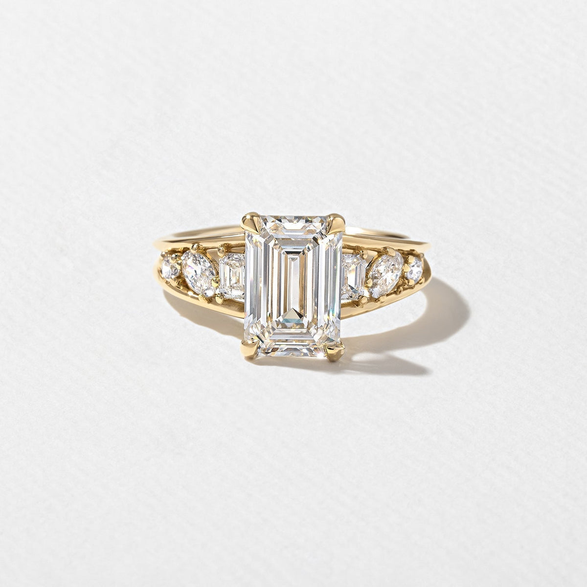 2 CT Round Halo & Pave Lab Grown Diamond Engagement Ring