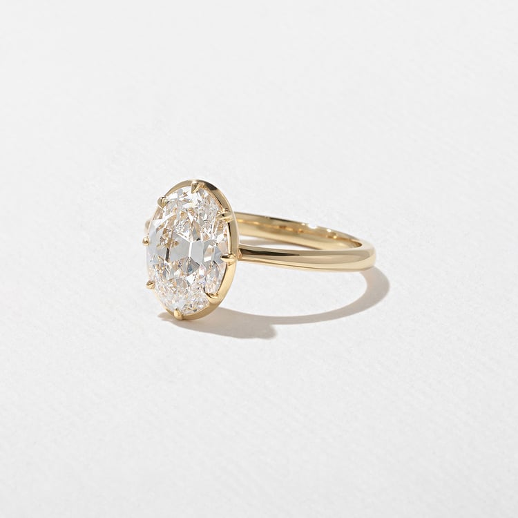 2 CT Round Halo & Pave Lab Grown Diamond Engagement Ring
