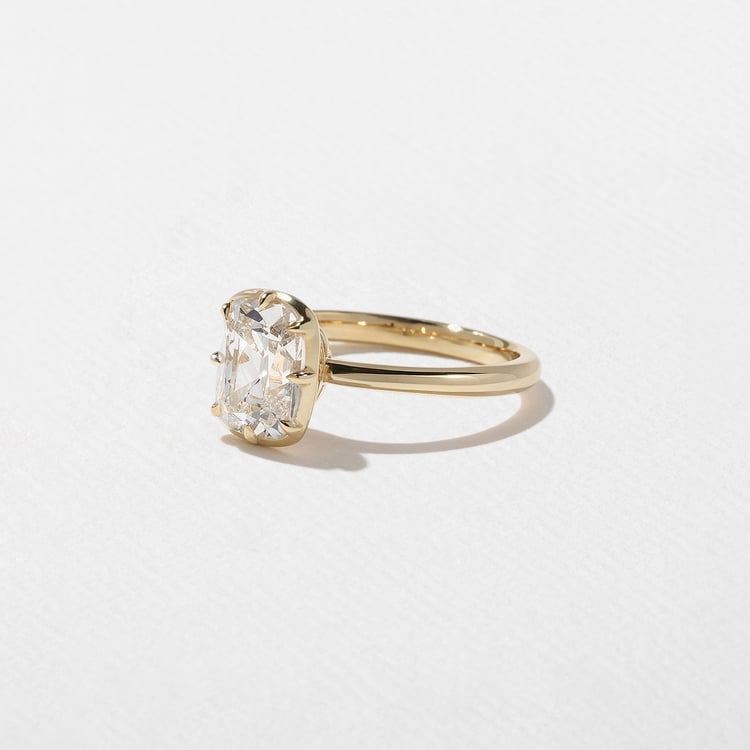 2 CT Round Halo & Pave Lab Grown Diamond Engagement Ring