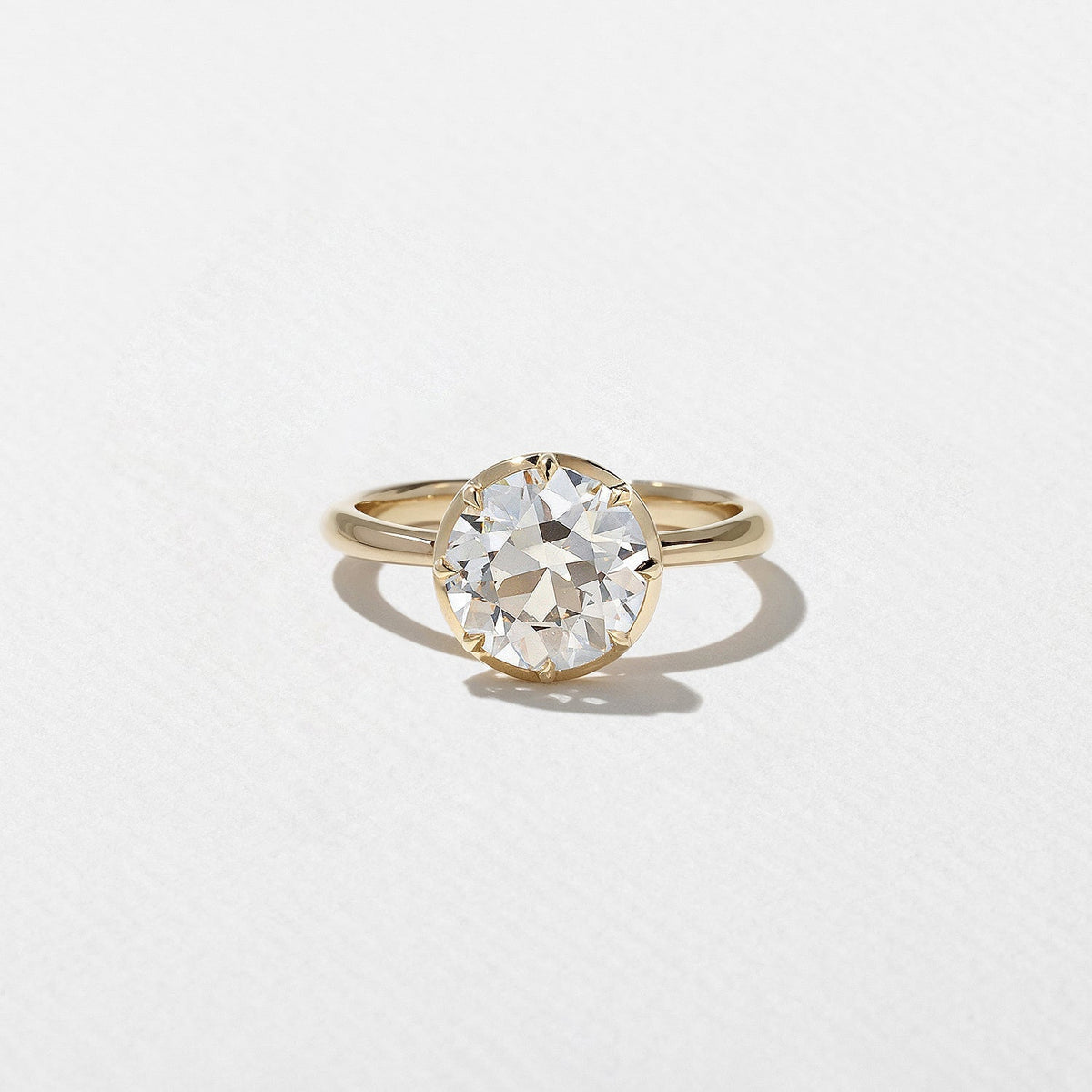 2 CT Round Halo & Pave Lab Grown Diamond Engagement Ring