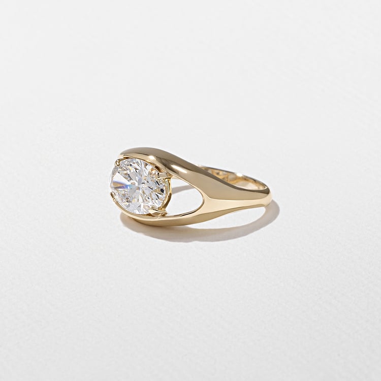 2 CT Round Halo & Pave Lab Grown Diamond Engagement Ring