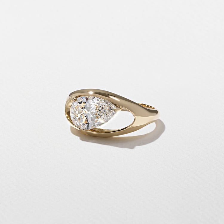 2 CT Round Halo & Pave Lab Grown Diamond Engagement Ring