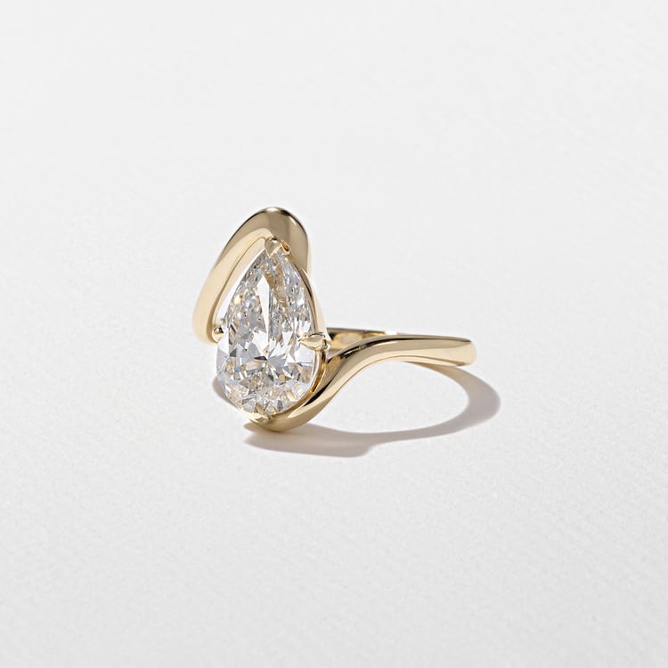 2 CT Round Halo & Pave Lab Grown Diamond Engagement Ring
