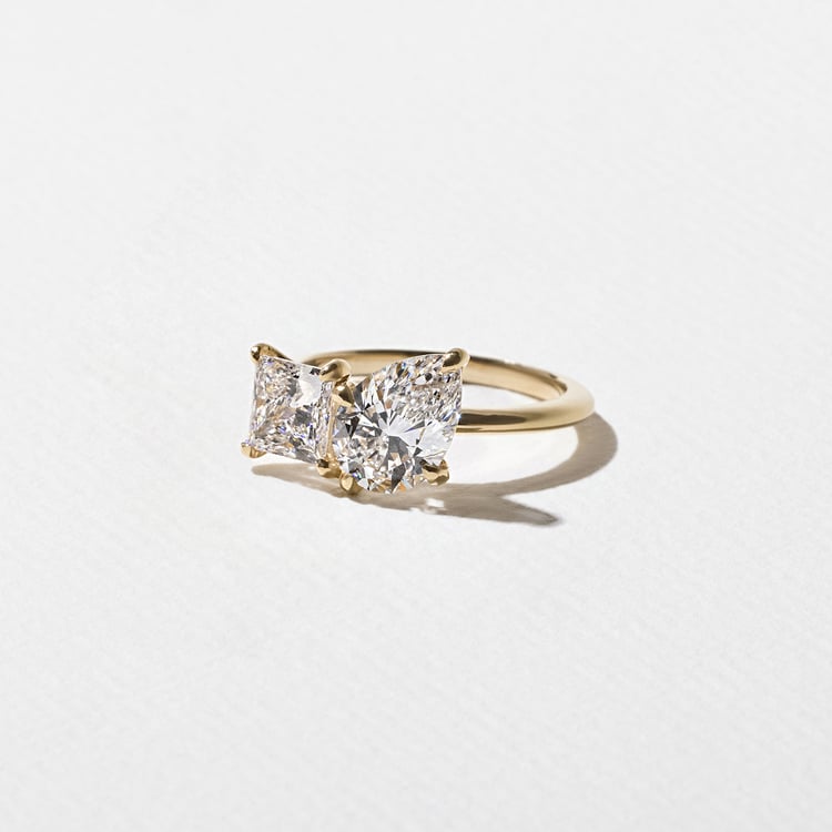 2 CT Round Halo & Pave Lab Grown Diamond Engagement Ring
