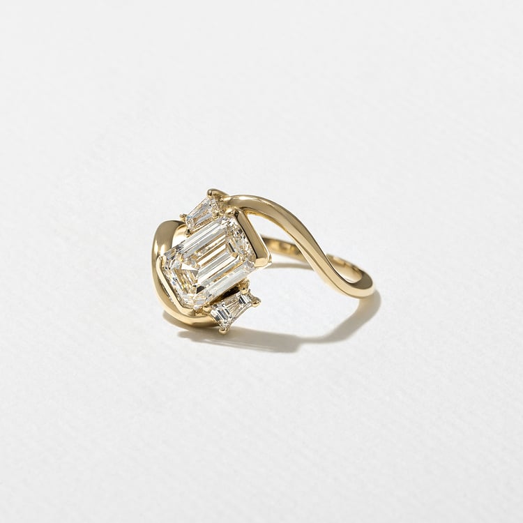 2 CT Round Halo & Pave Lab Grown Diamond Engagement Ring
