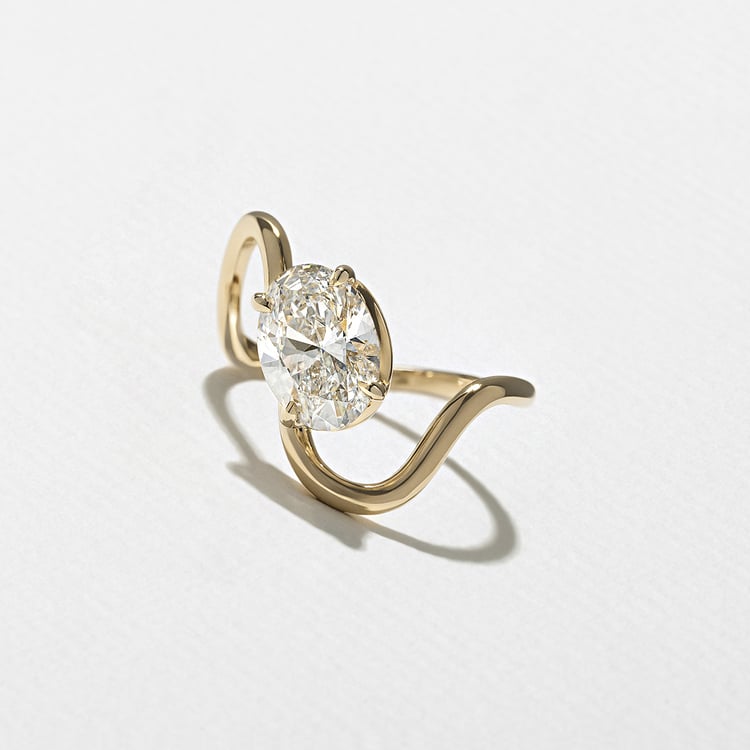 2 CT Round Halo & Pave Lab Grown Diamond Engagement Ring