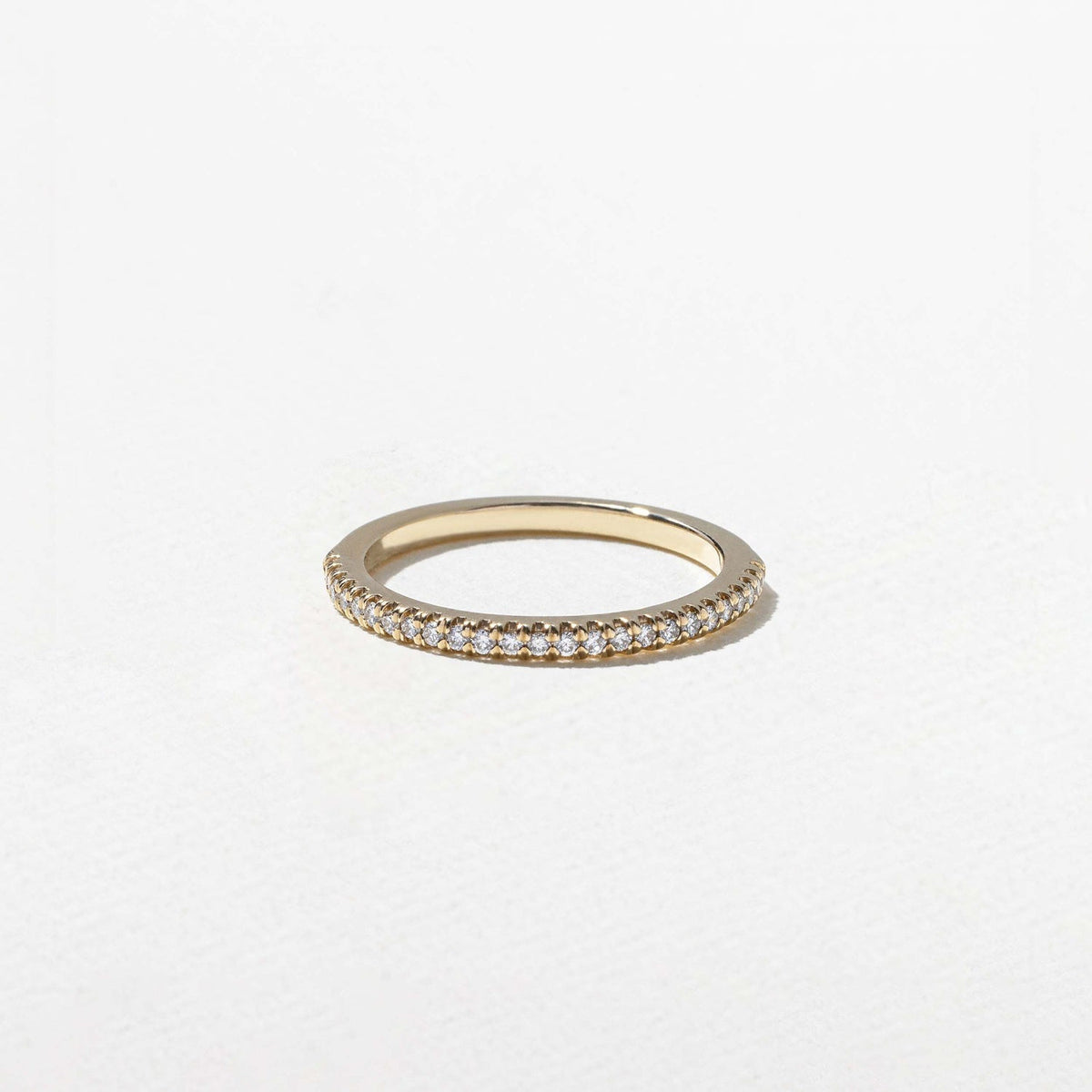 0.3 TCW Round Half Eternity Lab Grown Diamond Wedding Band
