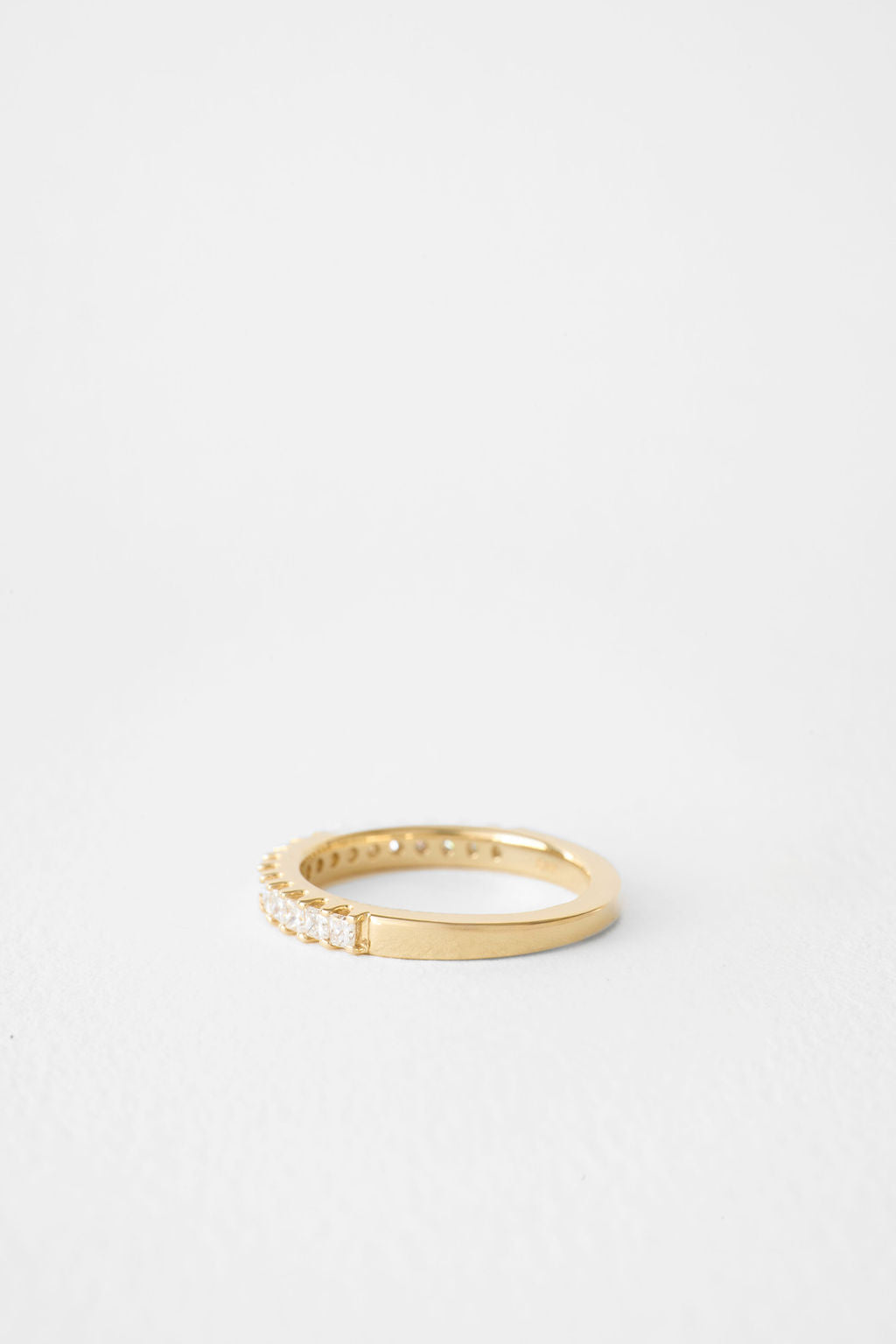 0.3 TCW Round Half Eternity Lab Grown Diamond Wedding Band