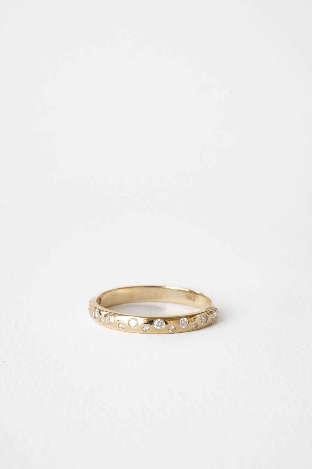 0.3 TCW Round Half Eternity Lab Grown Diamond Wedding Band