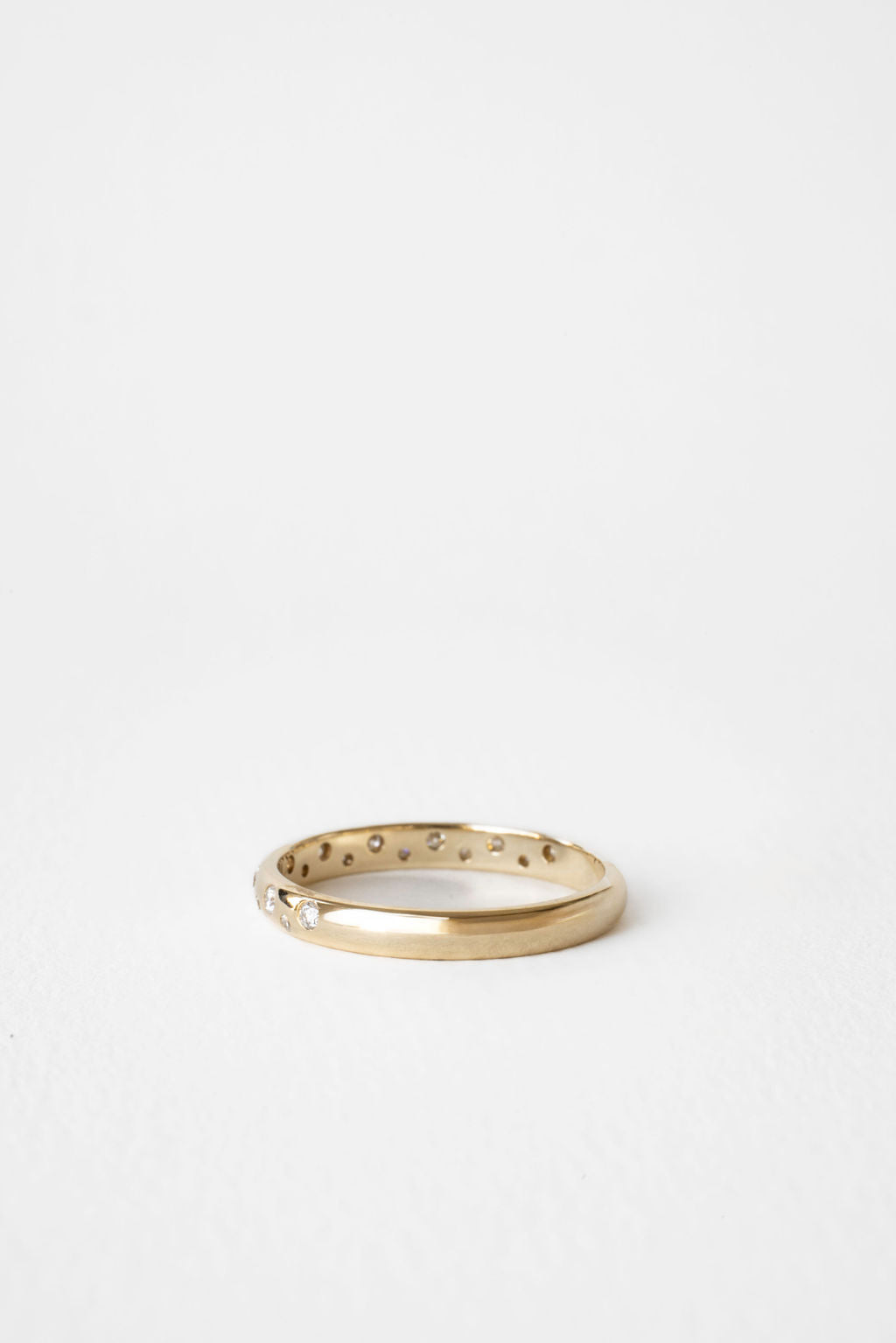 0.3 TCW Round Half Eternity Lab Grown Diamond Wedding Band