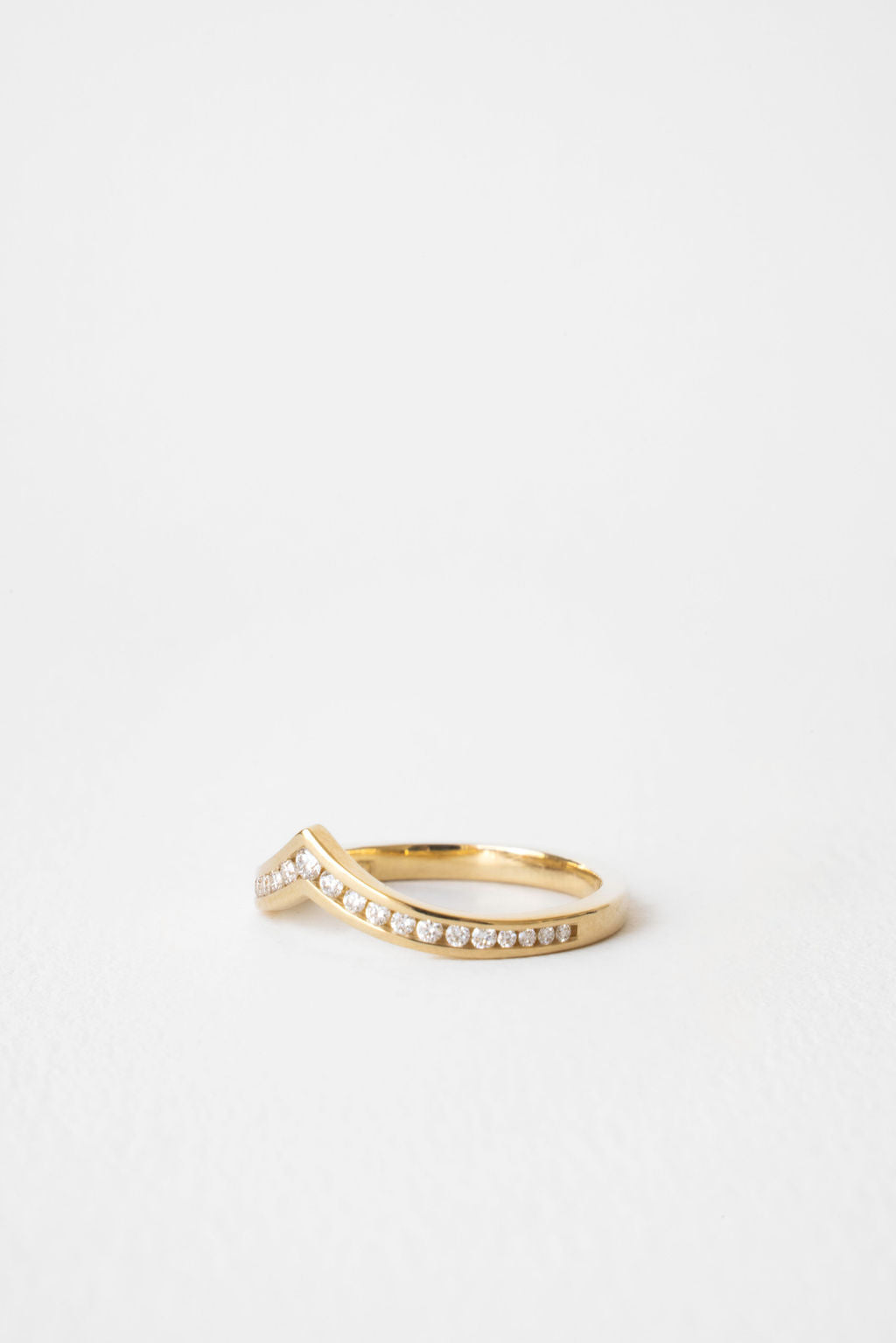 0.3 TCW Round Half Eternity Lab Grown Diamond Wedding Band