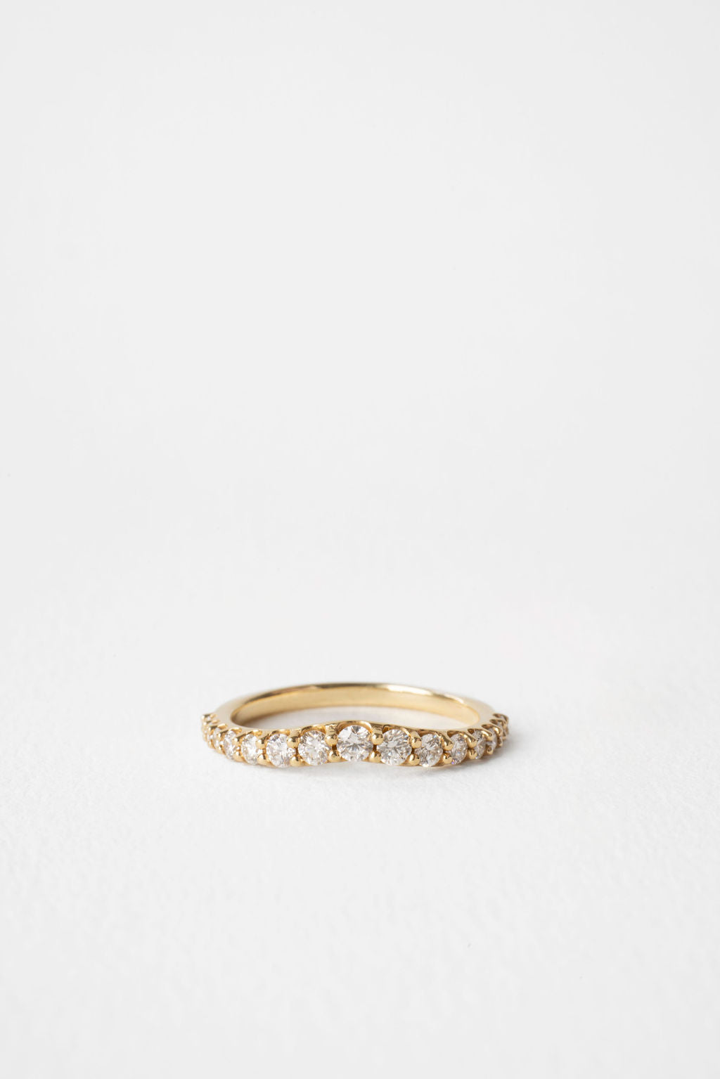 0.3 TCW Round Half Eternity Lab Grown Diamond Wedding Band