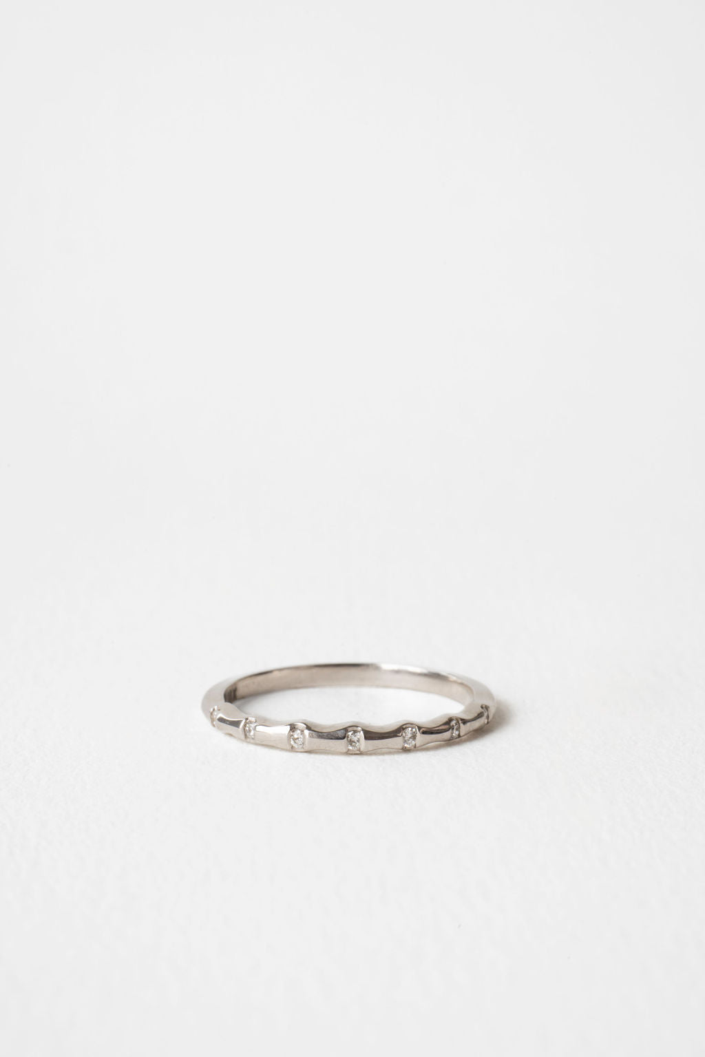 0.3 TCW Round Half Eternity Lab Grown Diamond Wedding Band