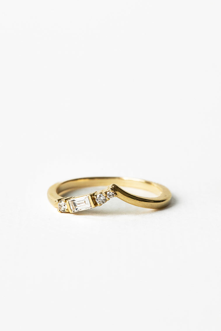 0.3 TCW Round Half Eternity Lab Grown Diamond Wedding Band