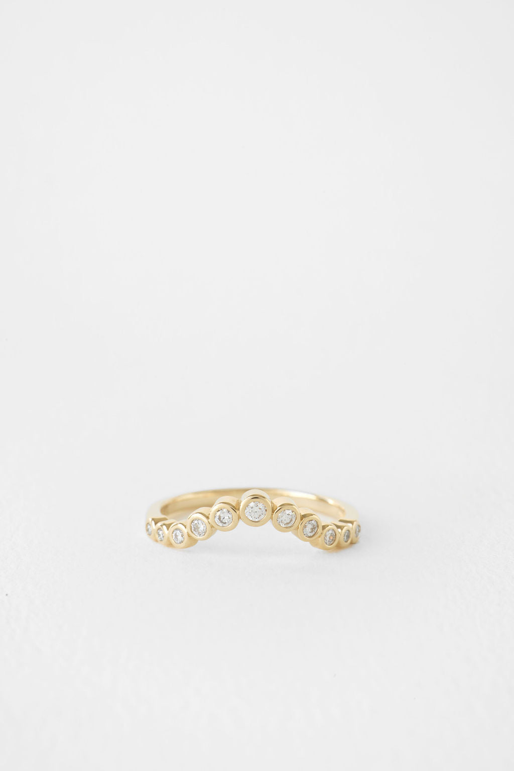 0.3 TCW Round Half Eternity Lab Grown Diamond Wedding Band