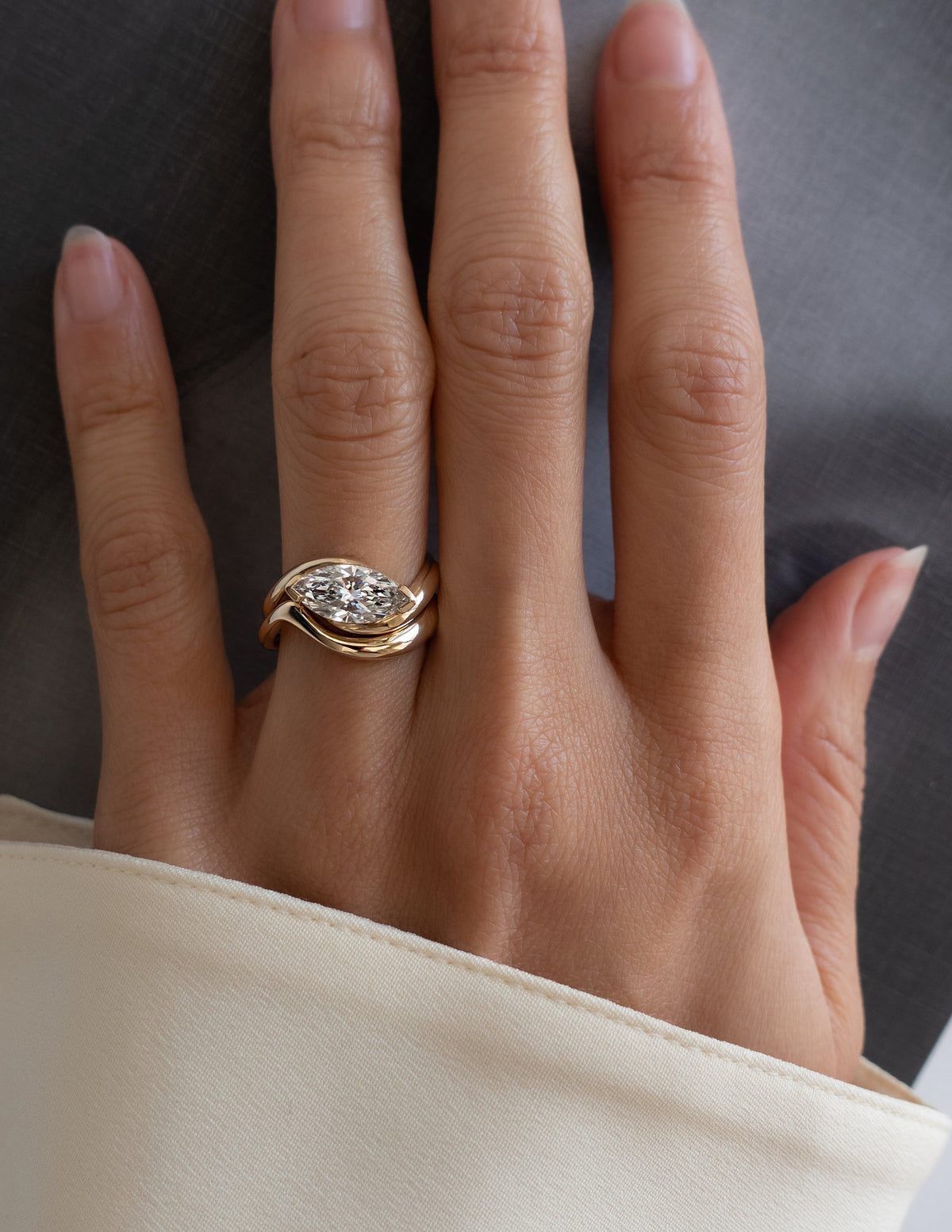 Oval Solitaire Lab Grown Diamond Engagement Ring
