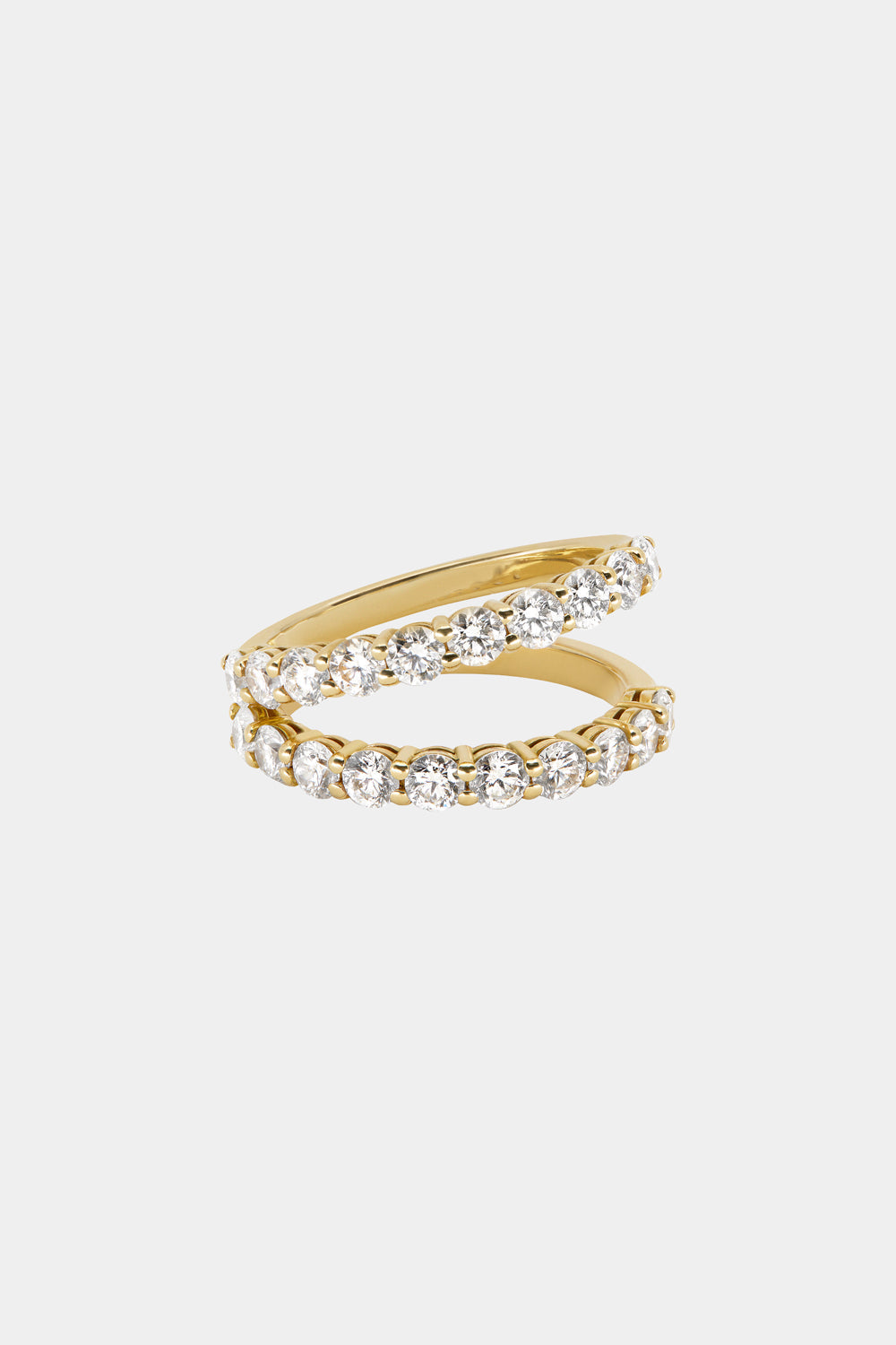 0.25 TCW Round Shaped Half Eternity Lab Grown Diamond Wedding Band