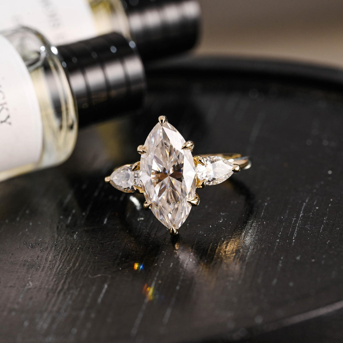 Round Halo, Pave & Split Shank Engagement Ring – 1.93 CT Lab Grown Diamond
